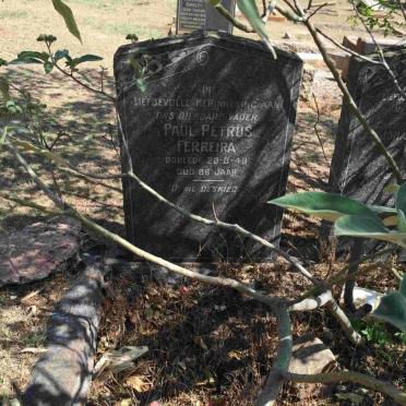 FERREIRA Paul Petrus -1948