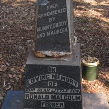 FISHER Ronald Malcolm 1943-1943