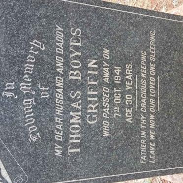 GRIFFIN Thomas Boyes -1941