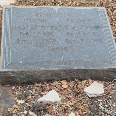 GREUNEN C.J., van 1879-1943 &amp; P.H.C. 1877-1950