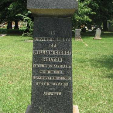 HOLTON William George -1930