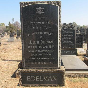 EDELMAN Joseph -1957