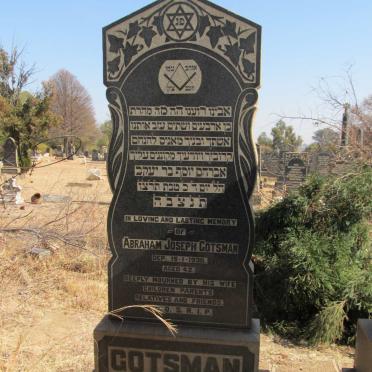 GOTSMAN Abraham Joseph -1936