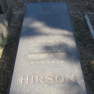 HIRSON Raphael -1963