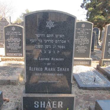 SHAER Alfred Mark -1963