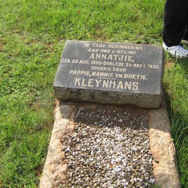 KLEYNHANS Annatjie 1935-1935