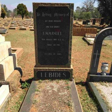 LEBIDES Emmanuel -1952