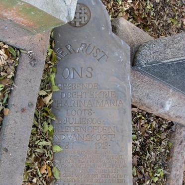 LOOTS Catharina Maria 1906-1918