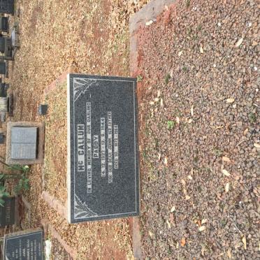 Mc CALLUM John 1872-1964 :: Mc CALLUM Paddy 1927-1944