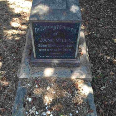 MILES Jane 1921-1928