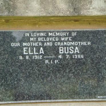 BUSA Ella 1912-1986
