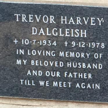 DALGLEISH Trevor Harvey 1934-1978