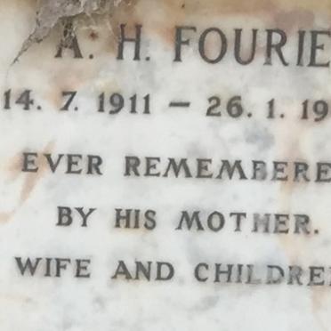 FOURIE A.H. 1911-1964