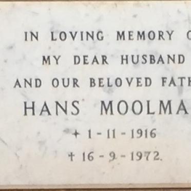 MOOLMAN Hans 1916-1972