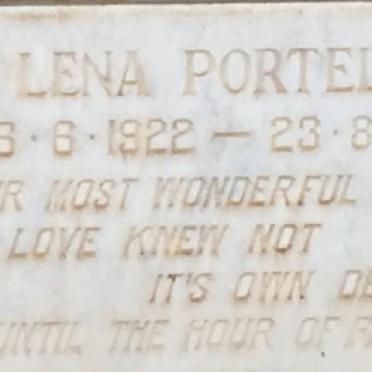 PORTELAS Lena 1922-1975