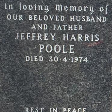 POOLE Jeffrey Harris -1974