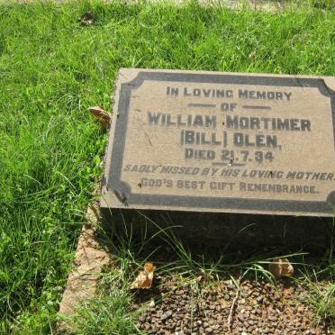 OLËN William Mortimer -1934