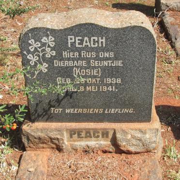 PEACH Kosie 1938-1941