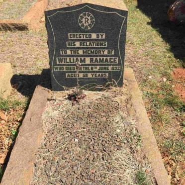 RAMAGE William -1932