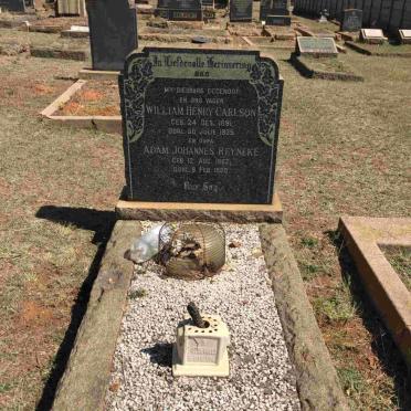 REYNEKE Adam Johannes 1862-1929 :: CARLSON William Henry 1891-1935