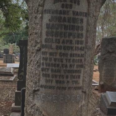 SCHEEPERS Johannes Marthinus 1881-1942