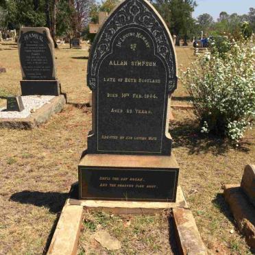 SIMPSON Allan -1904