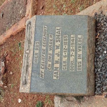 SMAL Jan H.J.W. 1885-1941