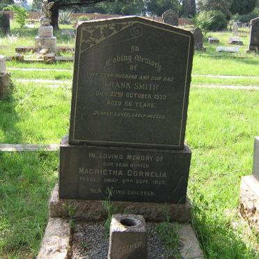 SMITH Frank -1933 &amp; Magrietha Cornelia -1957