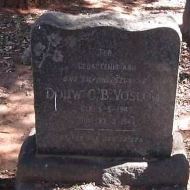 VOSLOO Douw G.B. 1943-1946