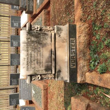 VORSTER Christoffel 1915-1947