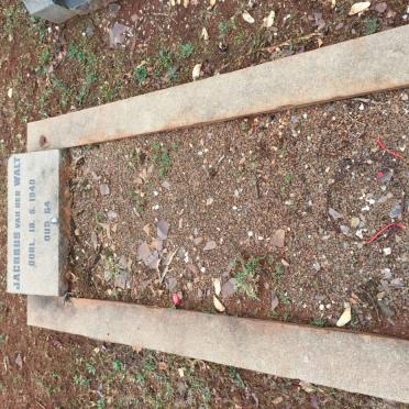 WALT Jacobus, van der -1940