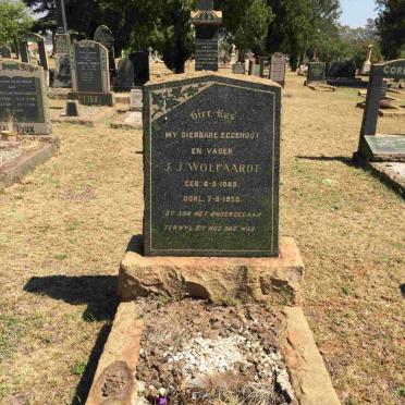 WOLFAARDT J.J. 1889-1930
