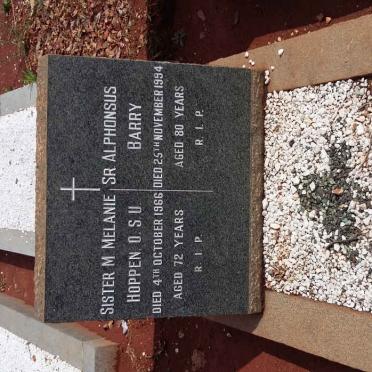 HOPPEN M. Melanie -1966 :: BARRY Alphonsus -1994