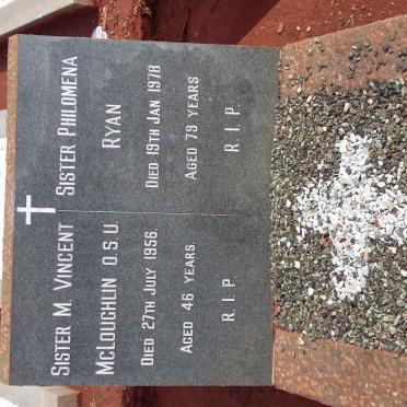 MCLOUGHLIN M. Vincent -1956 :: RYAN Philomena -1978
