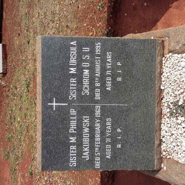 JAKUBOWSKI M. Phillip -1969 :: SCHROM M. Ursula -1995