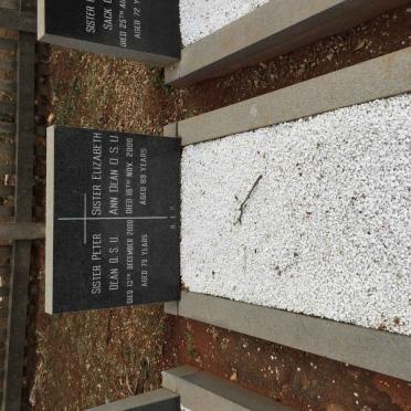 DEAN Peter -2000 :: DEAN Elizabeth Ann -2006