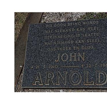 ARNOLD John 1910-1985
