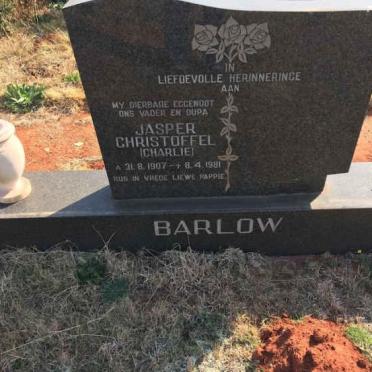 BARLOW Jasper Christoffel 1907-1981