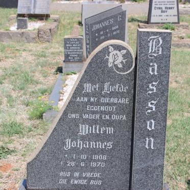 BASSON Willem Johannes 1906-1970