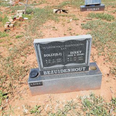 BEZUIDENHOUT S.J. 1924-2007 &amp; D. SHAW 1927-2008