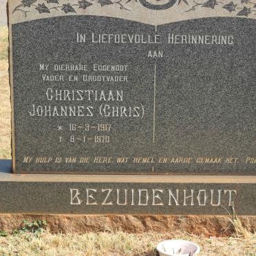BEZUIDENHOUT Christiaan Johannes 1917-1970