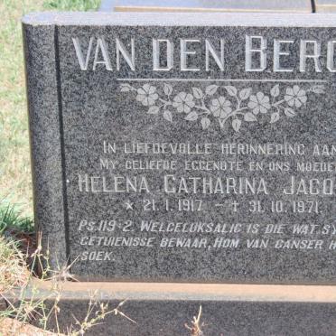 BERGH Helena Catharina Jacoba, van den 1917-1971