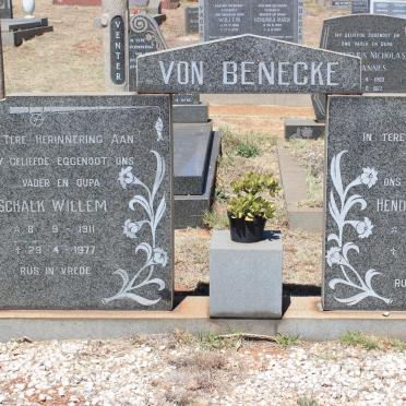 BENECKE Schalk Willem, von 1911-1977 &amp; Hendrieka Hester 1920-1984