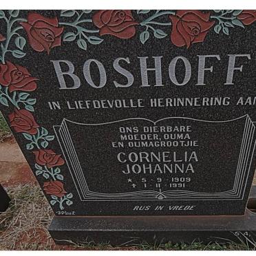 BOSHOFF Cornelia Johanna 1909-1991