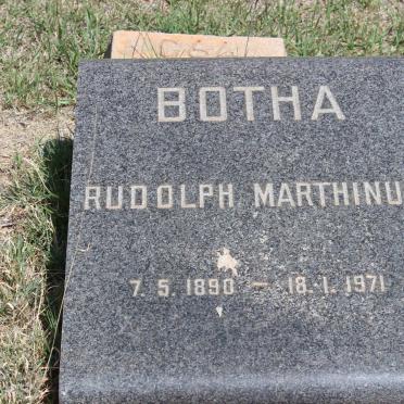 BOTHA Rudolph Marthinus 1890-1971