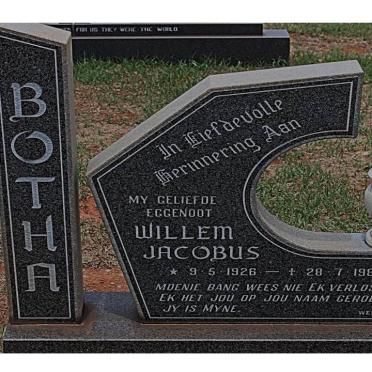 BOTHA Willem Jacobus 1926-1988