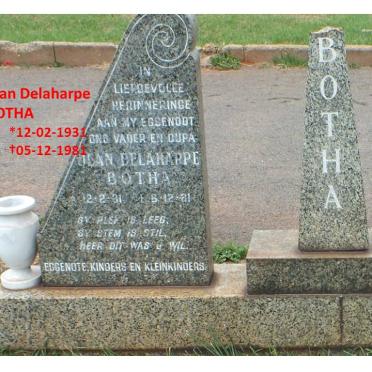 BOTHMA Johan Diederik  1886-1958