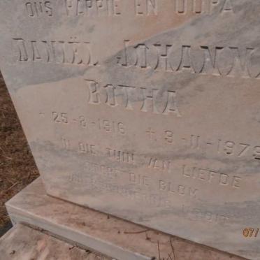 BOTHA Daniël Johannes 1916-1979