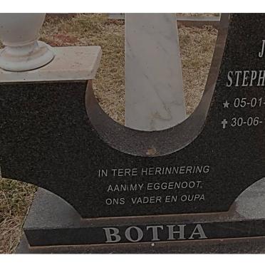 BOTHA Jan Stephanus 1936-1998