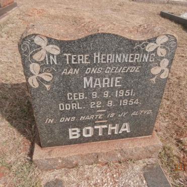 BOTHA Marie 1951-1954
